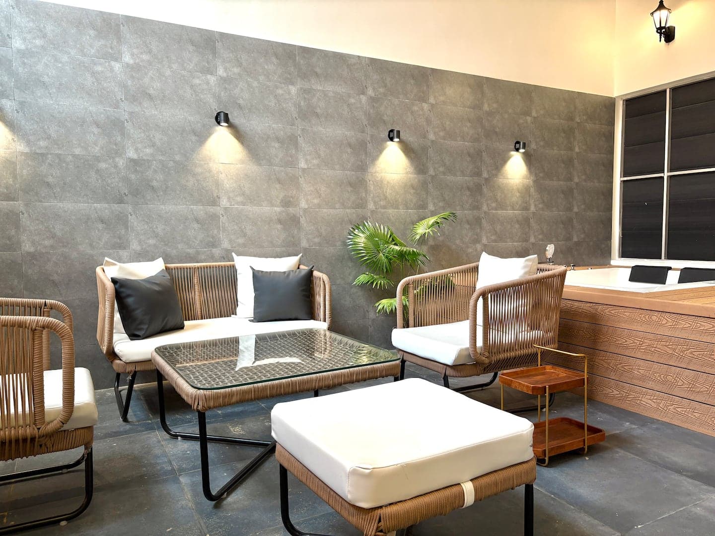 Outdoor seating