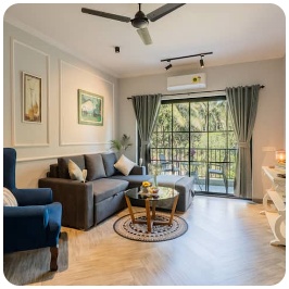 Luxury Casa Bella 1BHK with plunge pool, Calangute